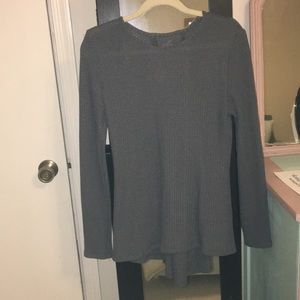 Grey long sleeve shirt